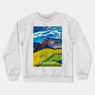 Vintage Travel Poster Japan Crewneck Sweatshirt